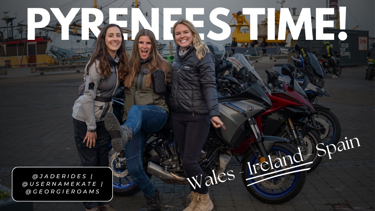 Riding the Pyrenees | Motorcycle Trip Vlog Ep.1 | UsernameKate | Georgie Roams