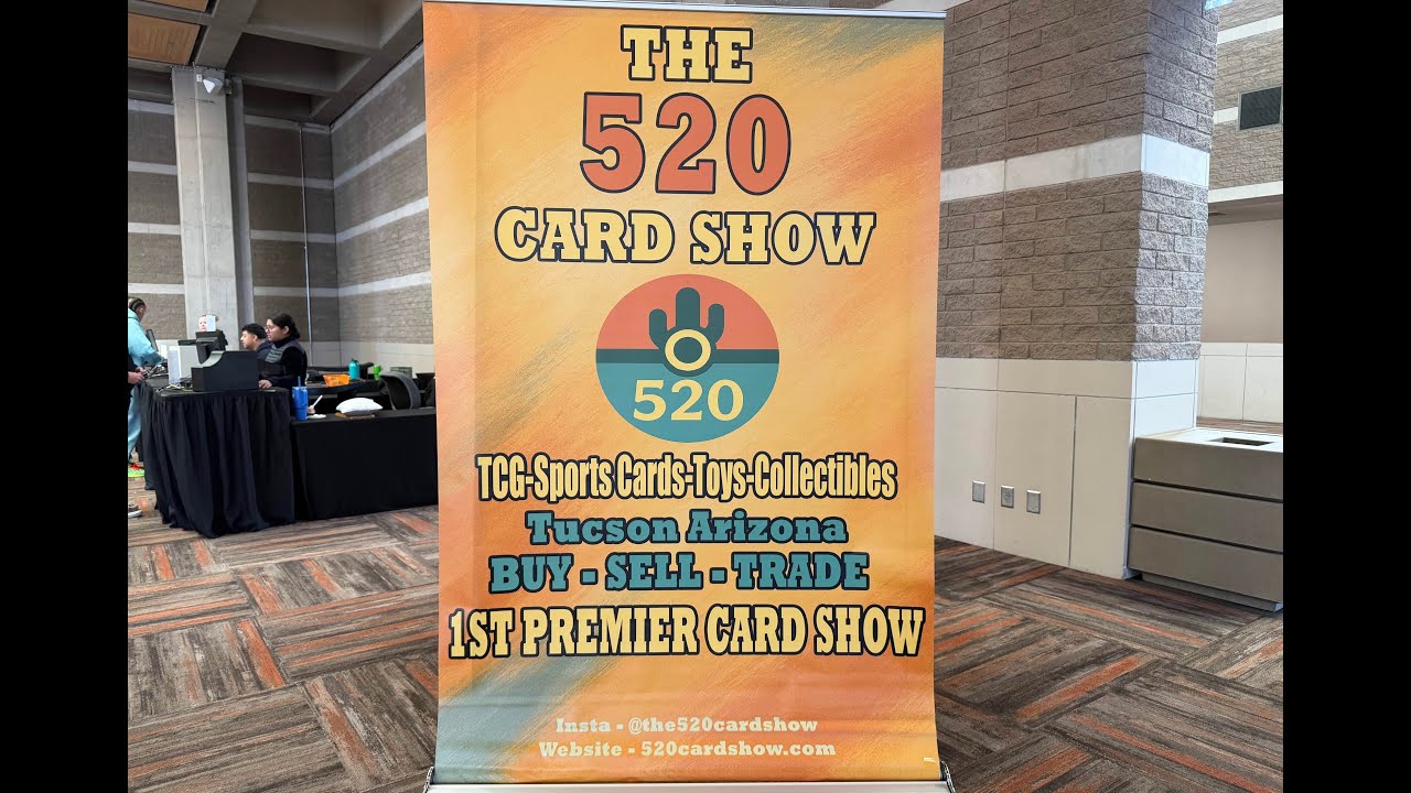 Pokemon TCG The 520 card show | Tucson Convention Center | Gold Energy Collector?!