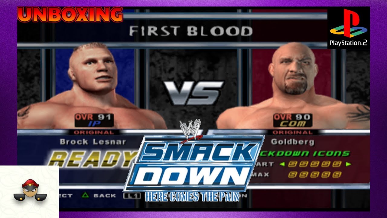 WWE SmackDown! Here Comes the Pain PlayStation 2 Unboxing