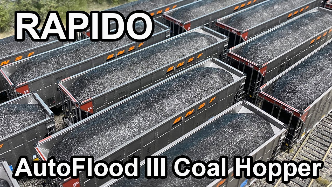 Review: Rapido AutoFlood III Coal Hopper [HO Scale]