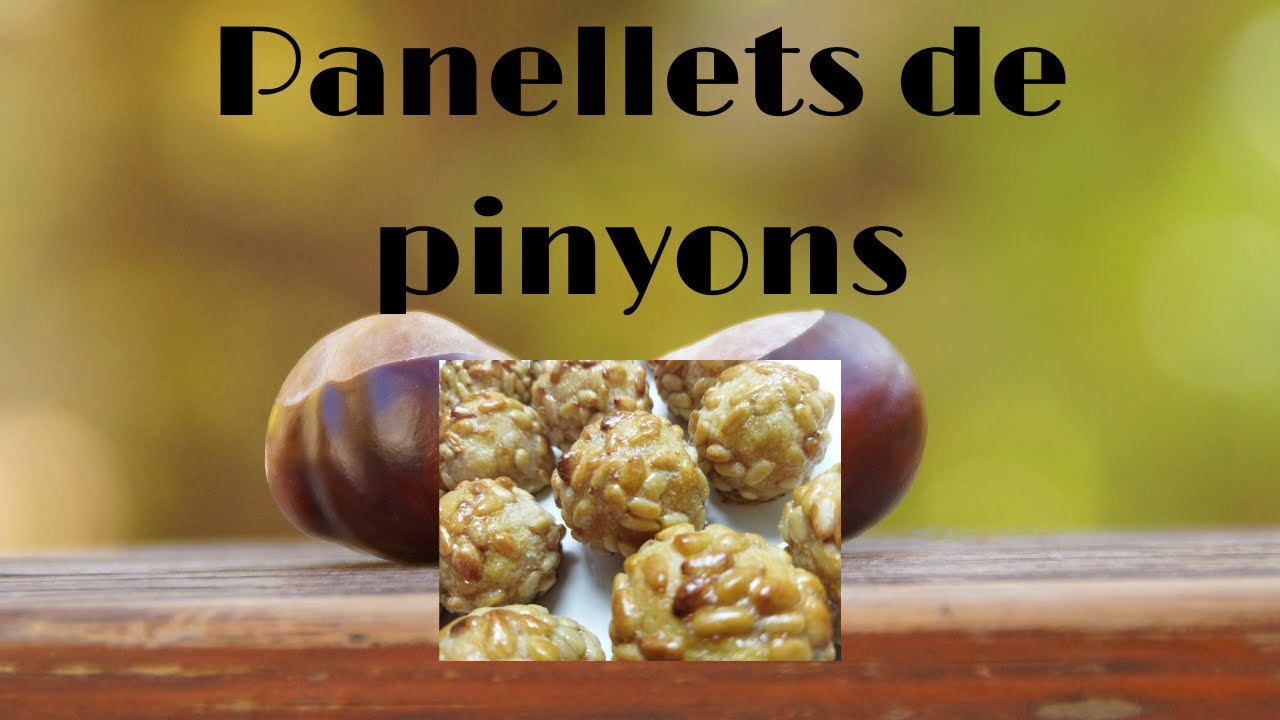 Panellets de pinyons