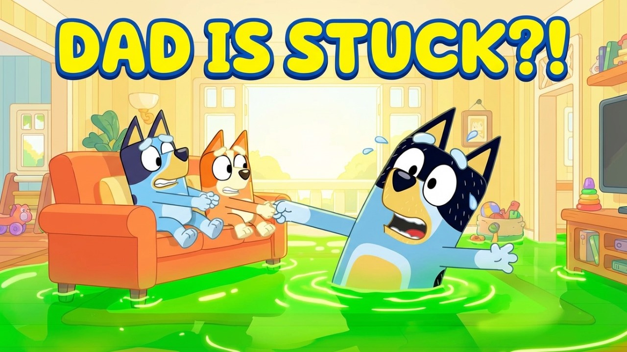 😱 DAD GETS STUCK IN JELLY! | Puddle Jumpers New Episode | The Floor is Jelly 🌊