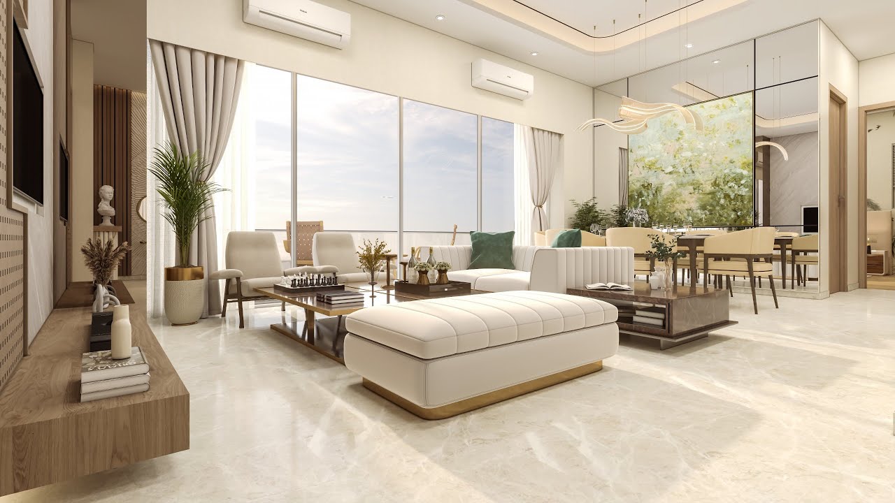 Luxury Apartment Walkthrough Tour in 4K | Ultra-Realistic 3D Architectural Visualization