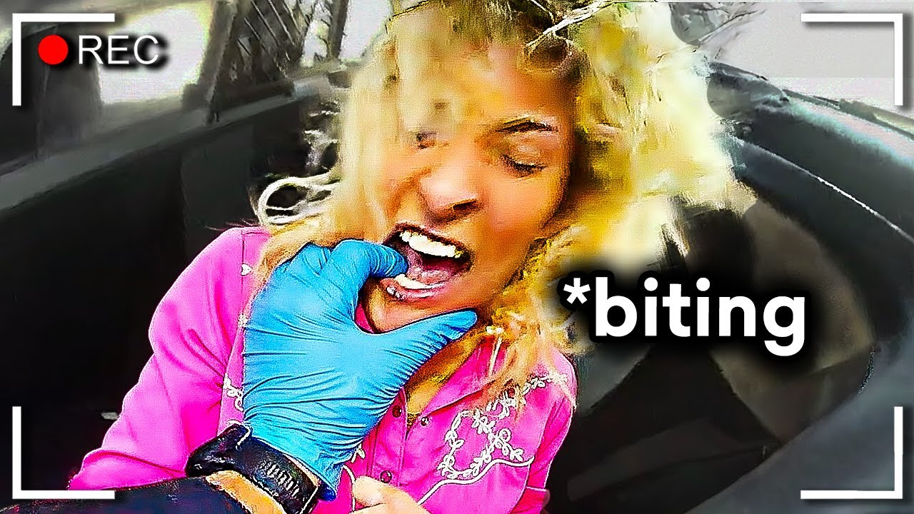 Cops vs the Dumbest Karens Who Try To Attack Them