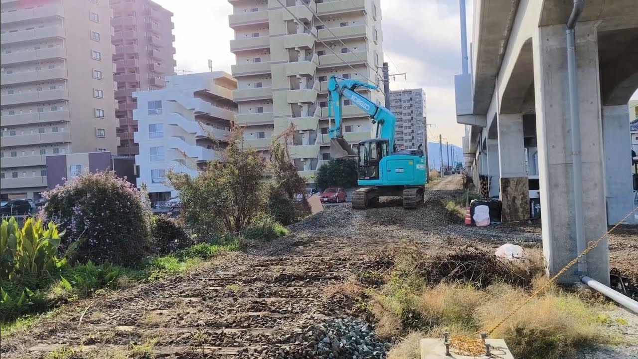 新JR松山駅周辺再開発状況 2024年(令和6年)11月下旬4