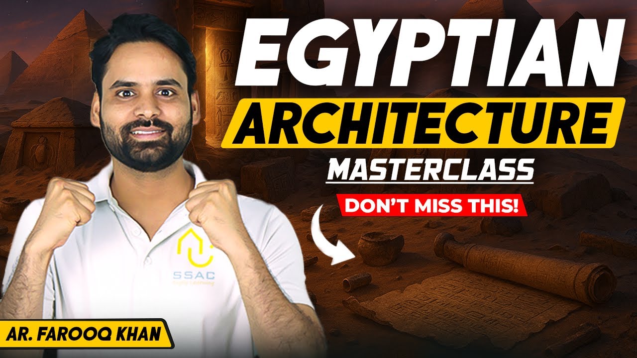 Egyptian Architecture for NATA & JEE B.Arch 🏛️ Episode - 3 | History of World Architecture