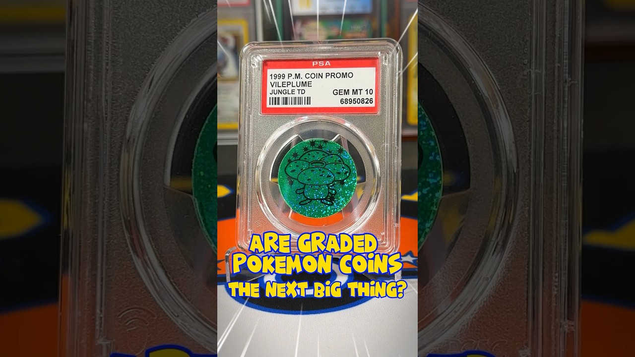 Graded Pok&eacute;mon coins are now as valuable as some graded Pok&eacute;mon cards! #pokemoncards #pokemontcg