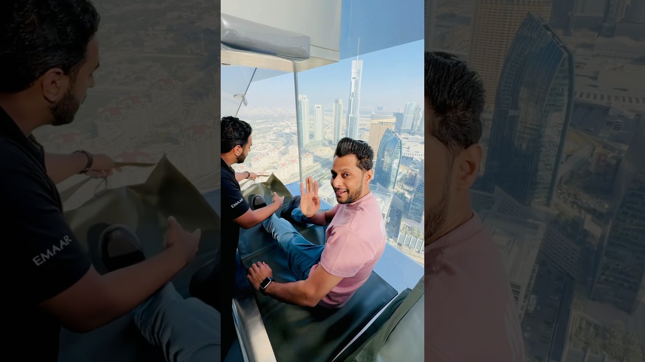 Sky view glass Slide❤️🇦🇪. Salman Noman❤️ #shorts