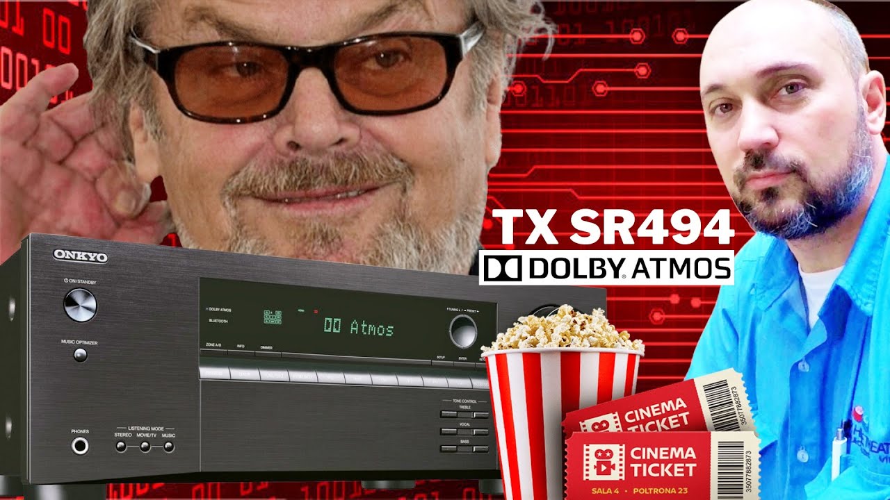 RECEIVER ONKYO TX SR494 DOLBY ATMOS PARA SUA SALA DE HOME THEATER 5.2.2