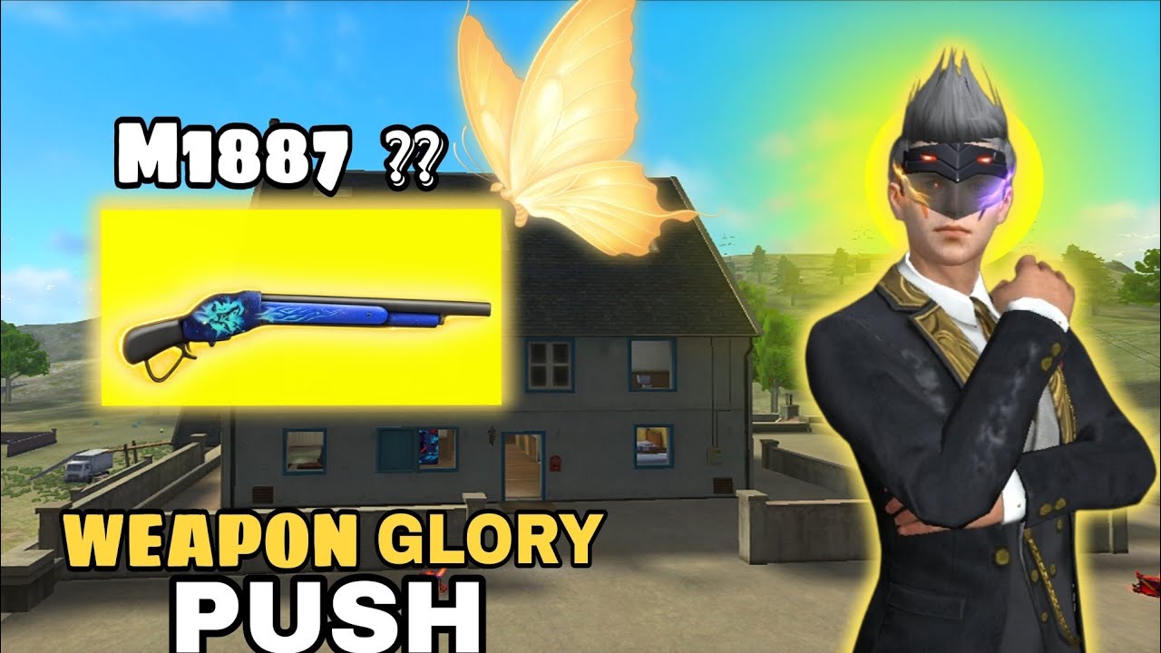 M1887 : Pushing For Top 1 🇳🇪 India Title in BR Rank | Solo Weapon Glory Push #garenafreefire 
