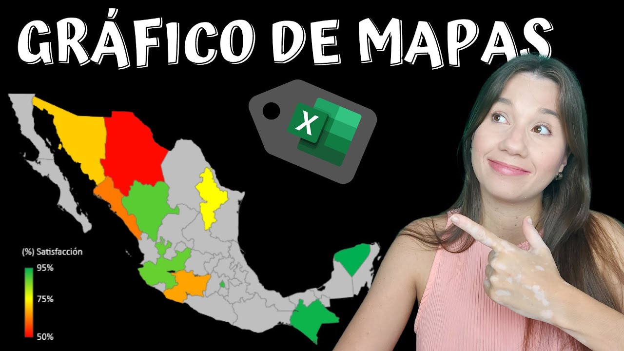 Gráfico de MAPAS en EXCEL.