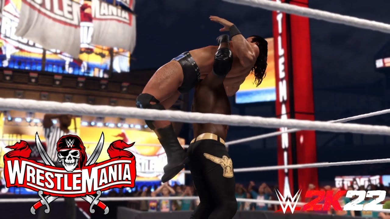 WWE 2K22 - Bobby Lashley Vs Drew McIntyre - Wrestlemania 37 | PS5