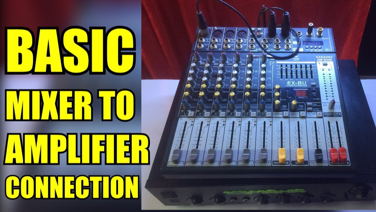 HOW TO CONNECT MIXER TO AMPLIFIER - Setup Guide - Basic Tutorial - Balanced Connection