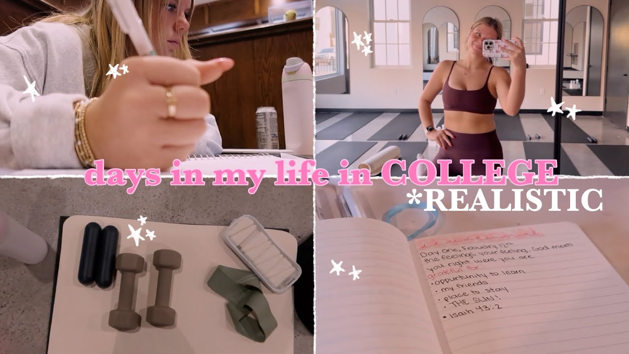 REALISTIC few days in my life in college | COLLEGE DAIRIES | 