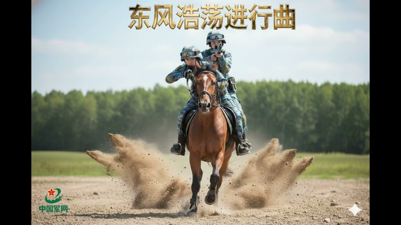 거센 동풍의 행진   FHD   东风浩荡进行曲  #군가