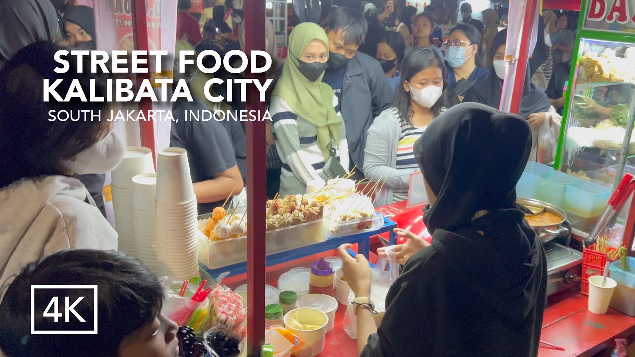 NGILER JAJANAN MALAM MINGGU SERU STREETFOOD KALIBATA CITY ▪︎ SOUFFLE PANCAKE, TOPOKI, SEBLAK JONTOR