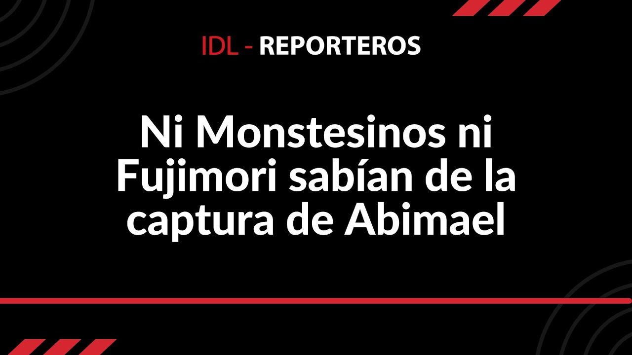 Gustavo Gorriti con Marco Sifuentes. Bloque 4: Fujimori y Montesinos no lo sabían