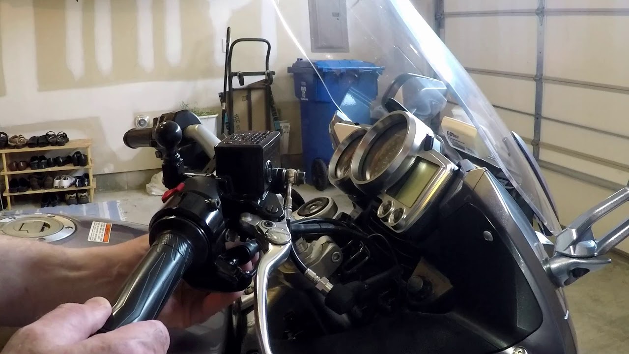 Installing a Heli Handlebar Bridge on an FJR1300
