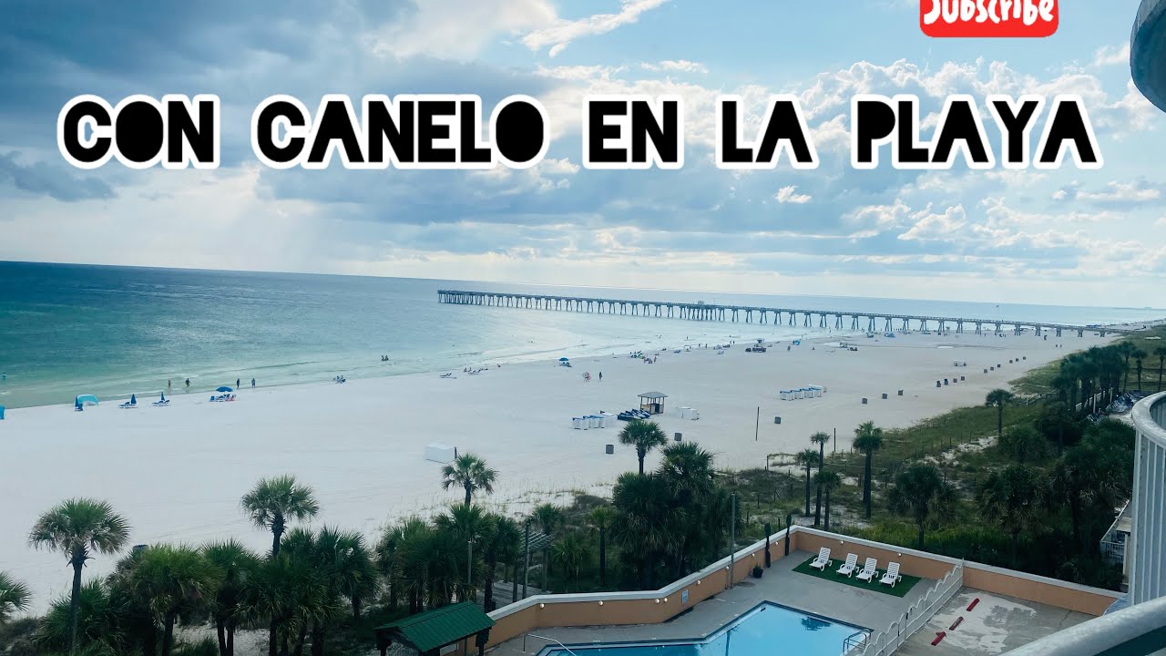 CON CANELO EN LA PLAYA