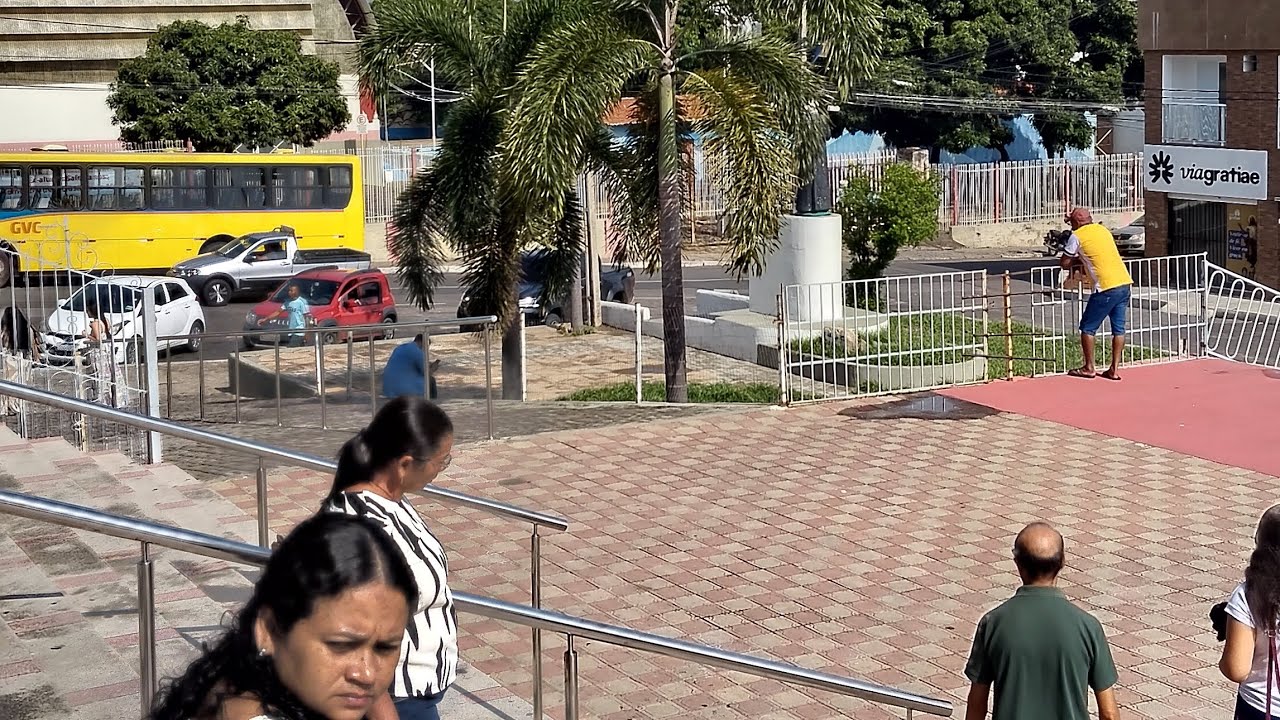 VISITAS NA IGREJA DOS SALESIANOS, FÁBRICA DE CAJUÍNA, ESTÁTUA DE N.S DE FÁTIMA E IGREJA FRANCISCANOS