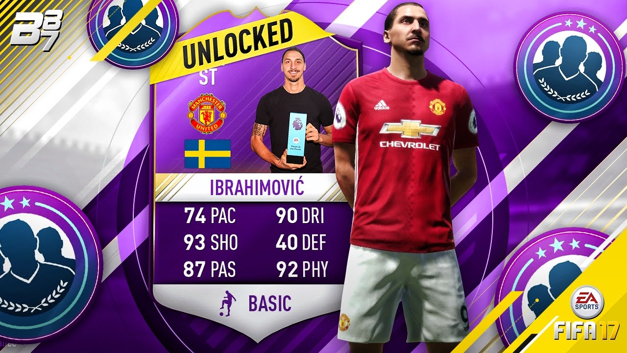 EPL PLAYER OF THE MONTH SQUAD BUILDER CHALLENGE! (SBC 92 POTM IBRAHIMOVIC UNLOCK)