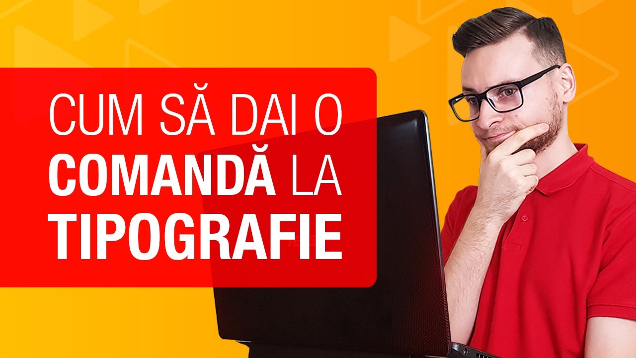 Cum sa dai o comanda la tipografie