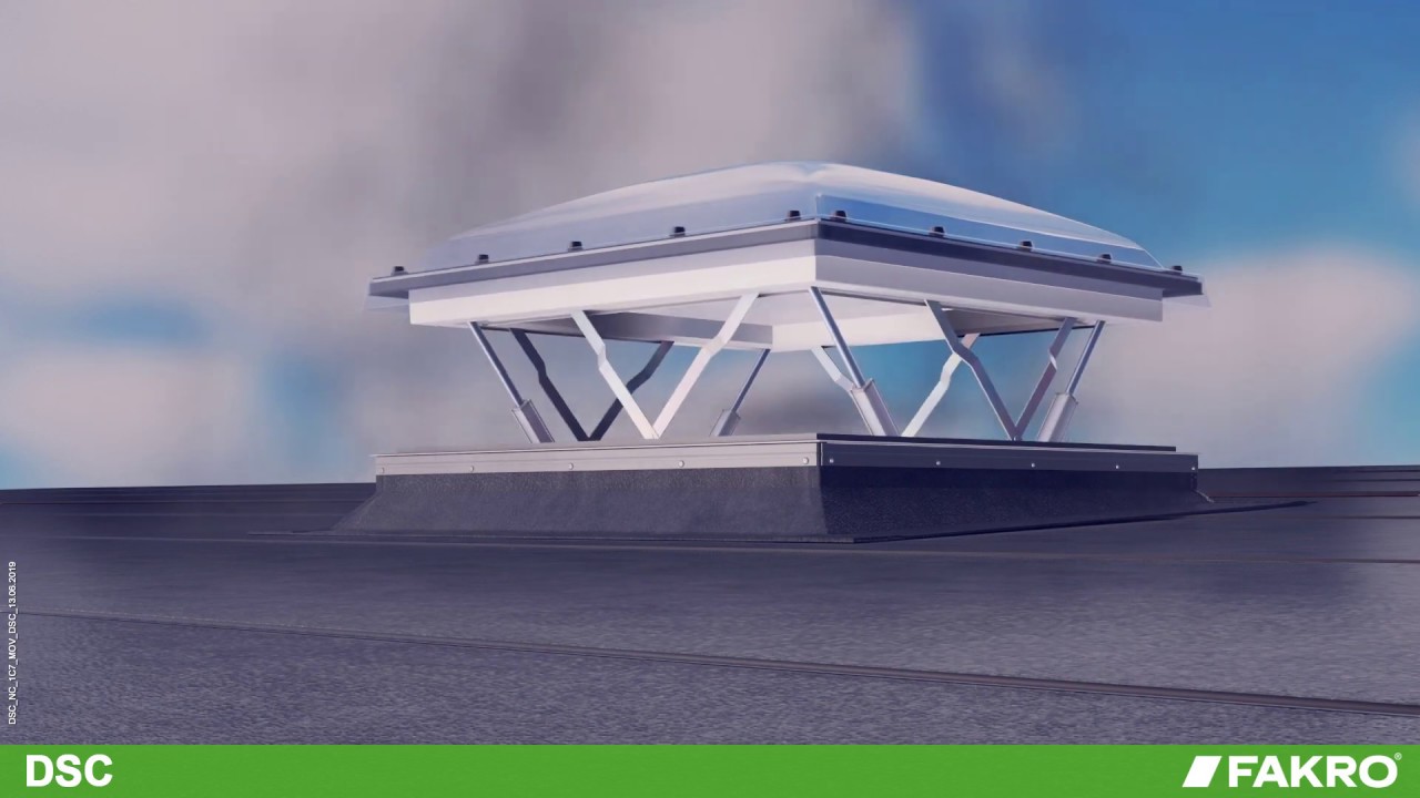 Fitting instruction - smoke ventilation flat roof window DSC