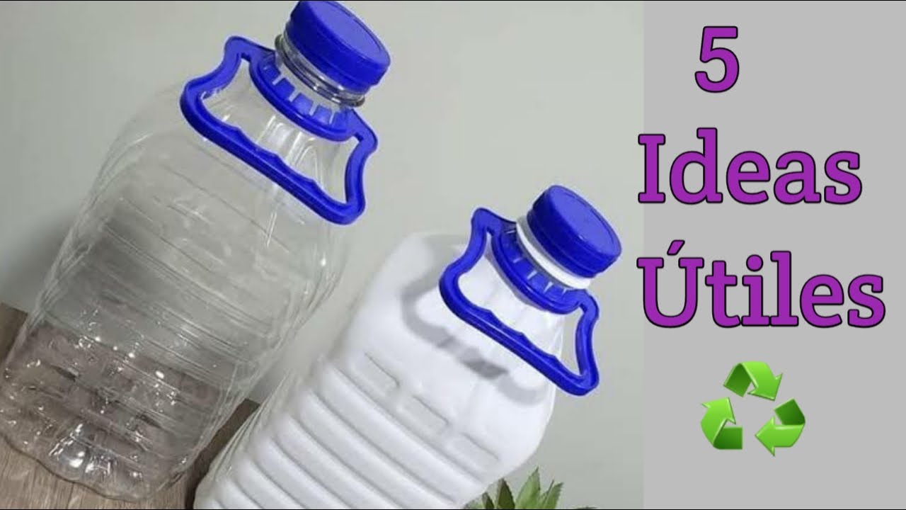 5 Geniales Ideas Con Botellas de Plástico / Manualidades Super Útiles Para tu Casa / 5 Amazing Ideas