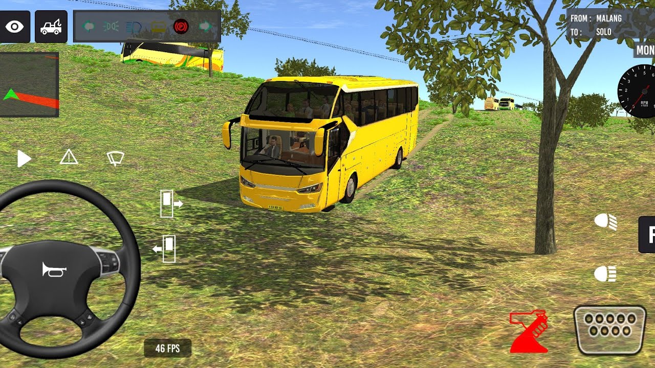 Indonesia Coach bus driving || Euro Bus Simulator 2025 Android gameplay || Part 24