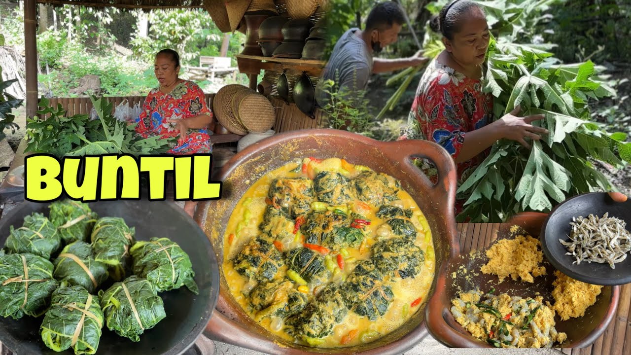 MASAK BUNTIL ISTIMEWA || BUNTIL DAUN PEPAYA