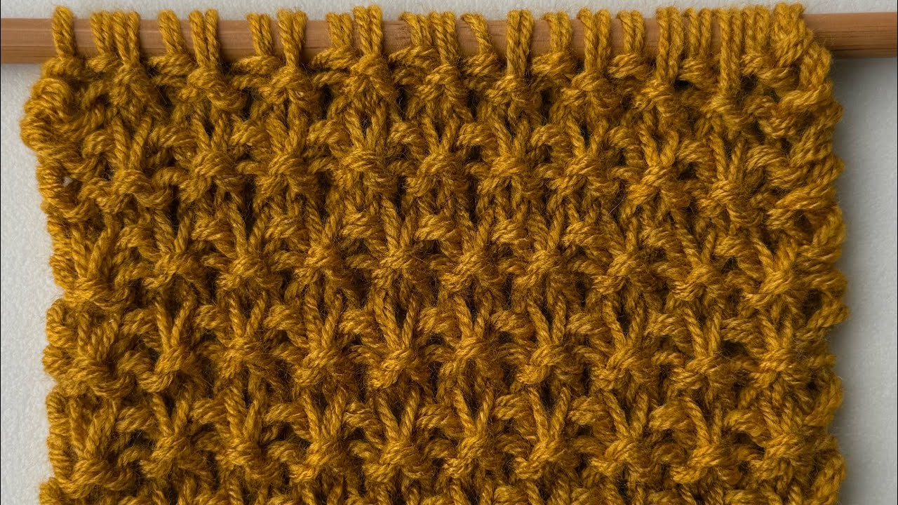 Punto a maglia facile per progetti invernali ed estivi. Per sciarpe cardigan stole. Punto 53