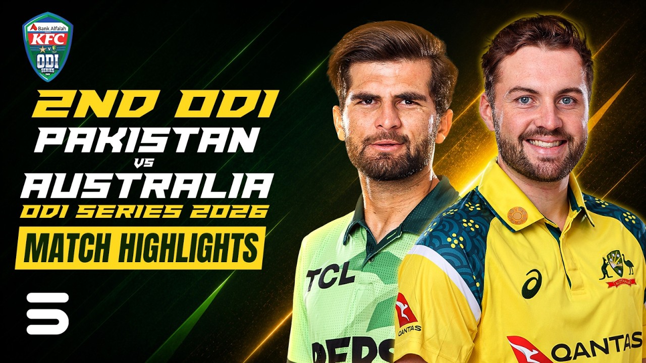 Pakistan vs Australia Match Highlights| 2nd ODI |Australia tour of Pakistan 2026 | PCB | M9J1T