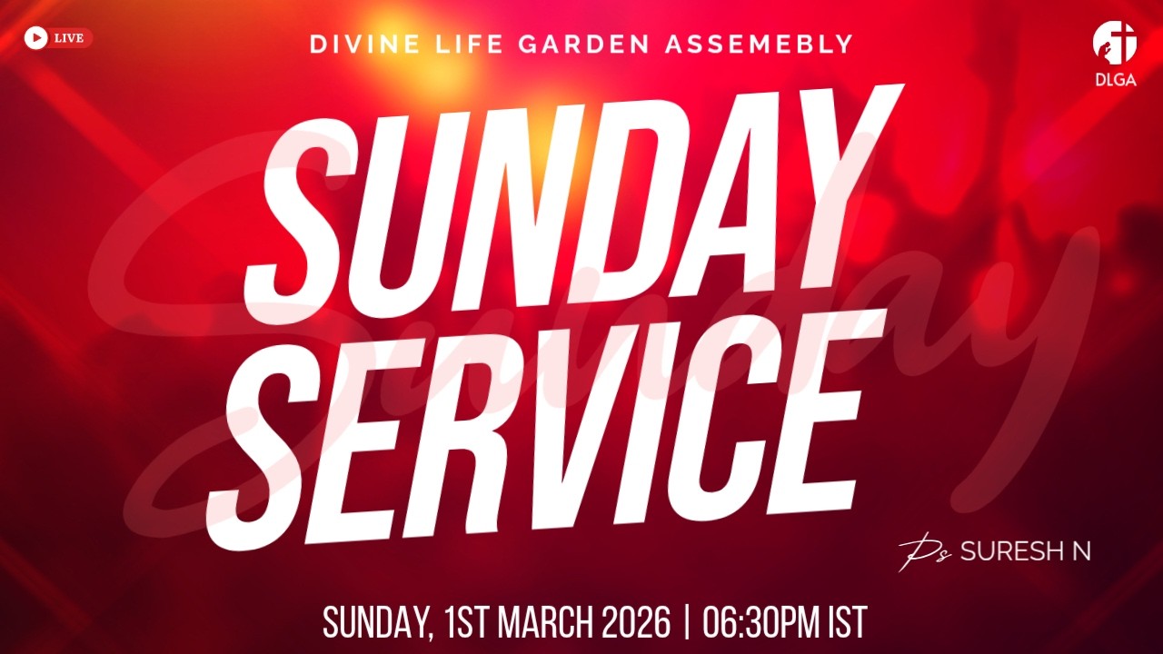 LIVE | Sunday Service | 01-03-2026 | Pas. N. Suresh | DLGA