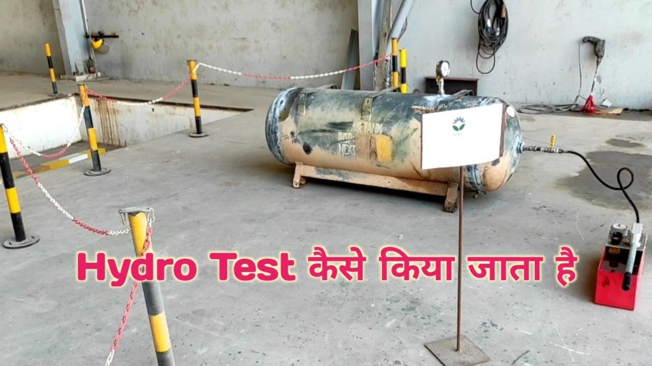 How to perform hydro test/hydro test of tank/hydro test of compressor/@Gulf India
