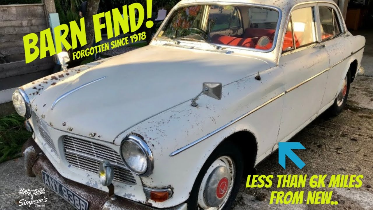 FORGOTTEN BARN FIND VOLVO AMAZON 121! Forgotten Since 1978 - LESS THAN 6K ORIGINAL MILES.....