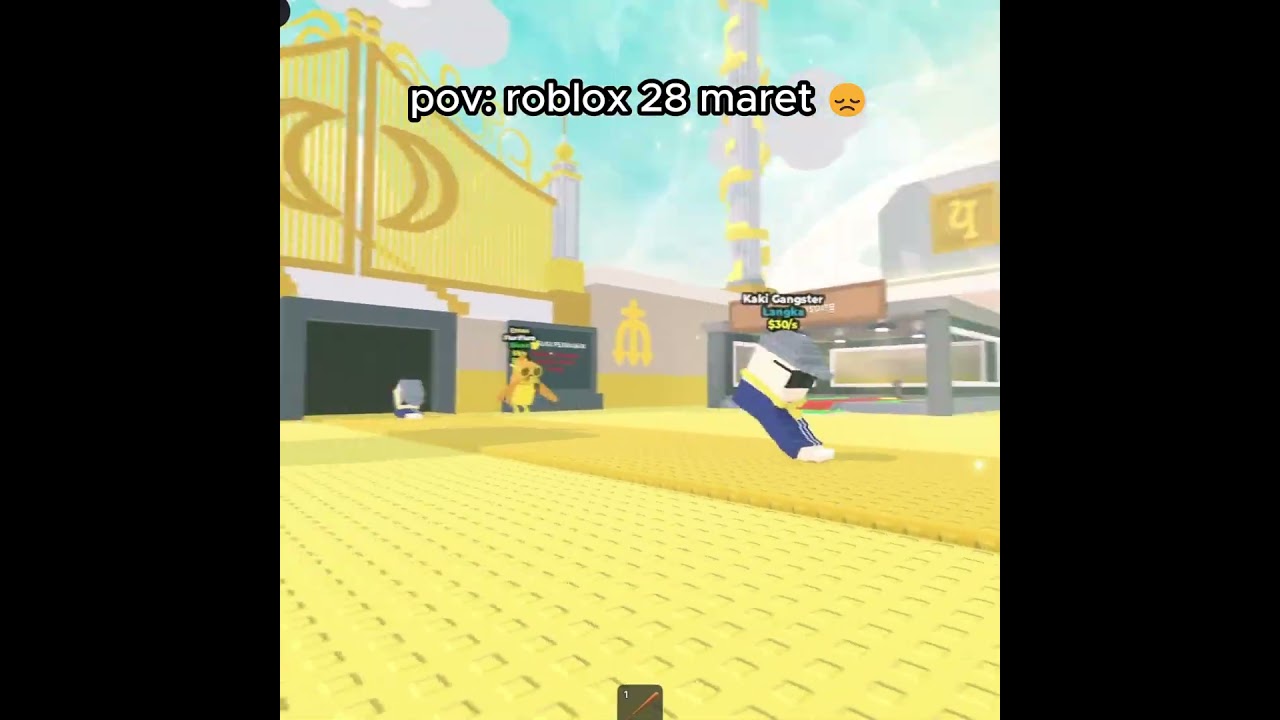 POV ROBLOX 28 MARET 😔