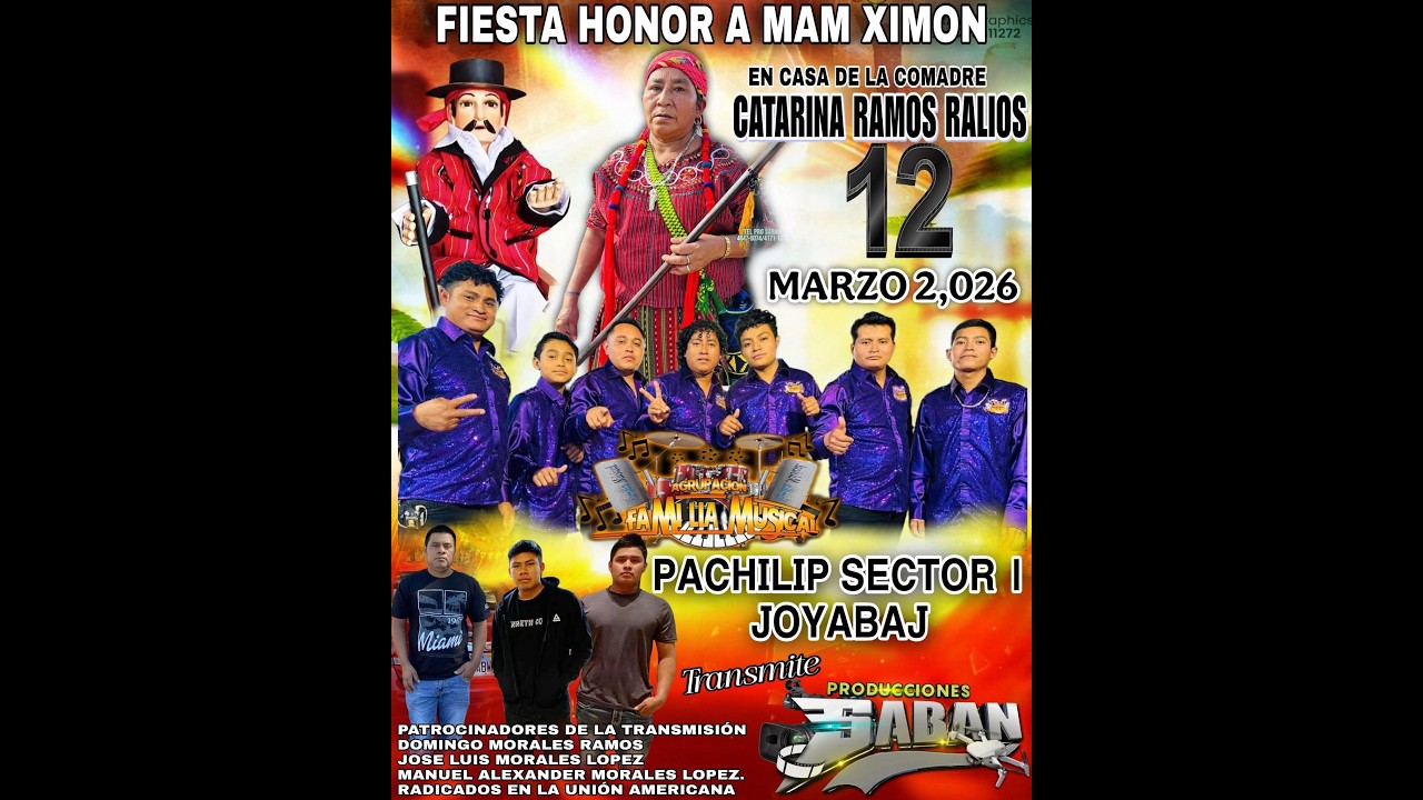 EN CASA DE LA COMADRE CATARINA RAMOS RALIOS.FIESTA HONOR A MAM XIMONEN PACHILIP SECTOR 1 JOYABAJ