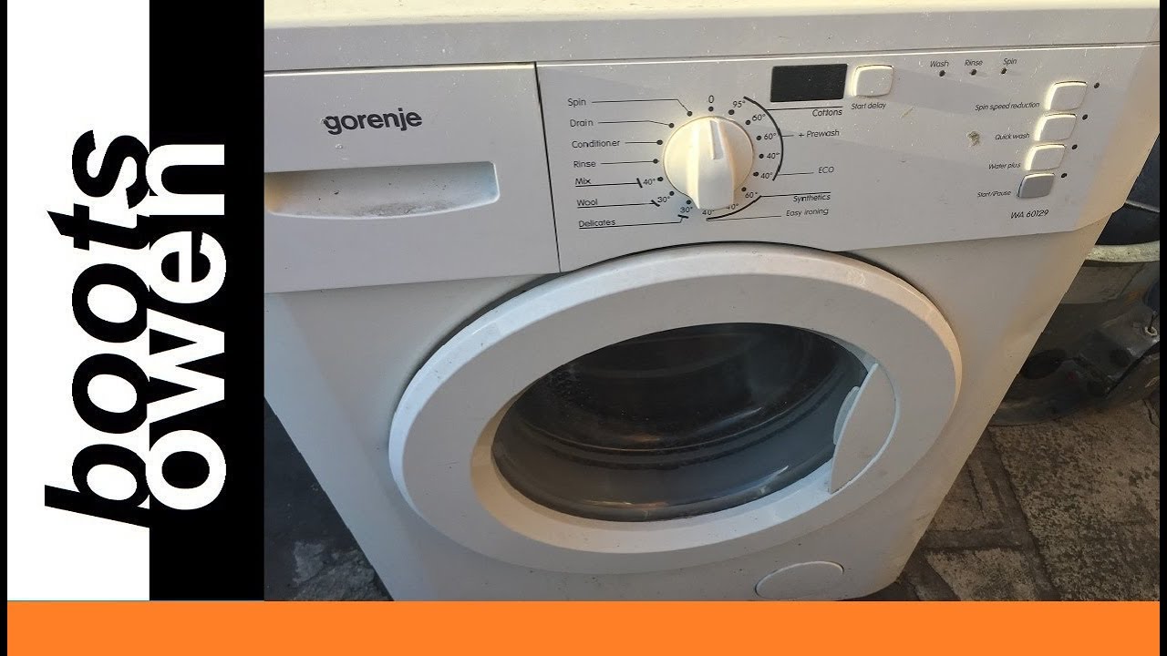 Cleaning Gorenje WA60129 Filter