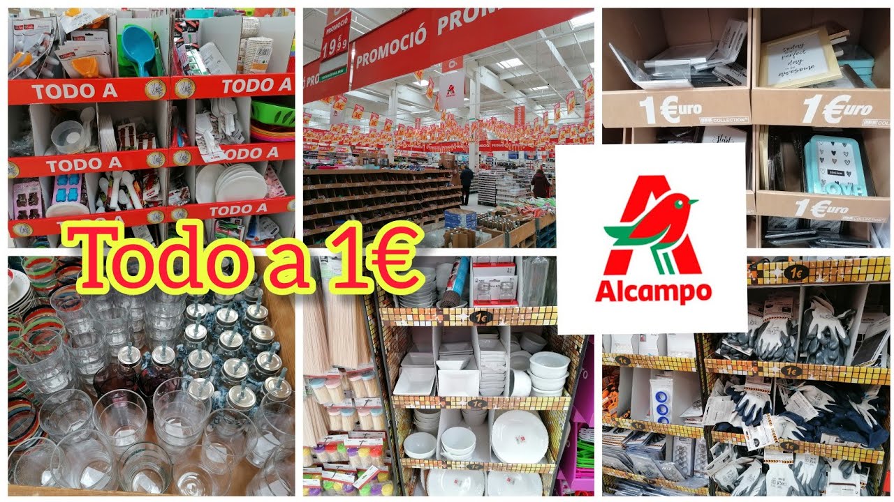 ALCAMPO TODO A 1€ 😱 MENAJE, UTENSILIOS DE COCINA, DECORACIÓN, PAPELERÍA...