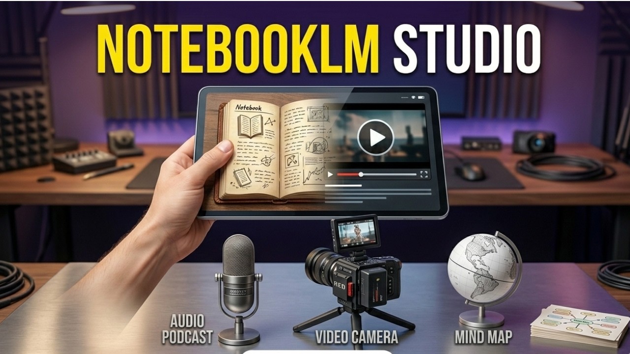 Turn Your Notes into Podcasts & Videos: Google NotebookLM Studio | InfoKnow Foundation