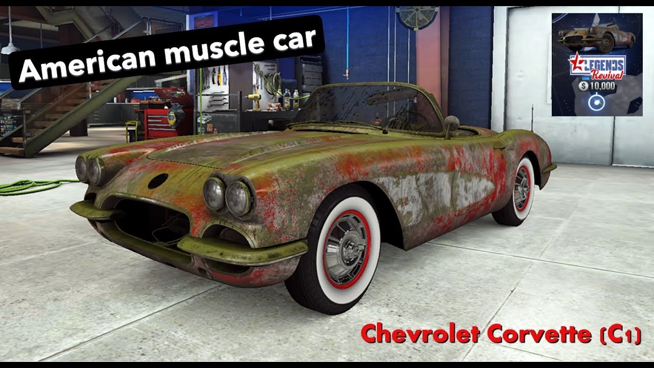 CSR2: American muscle car - Chevrolet Corvette (C1) POV gameplay - 30 races