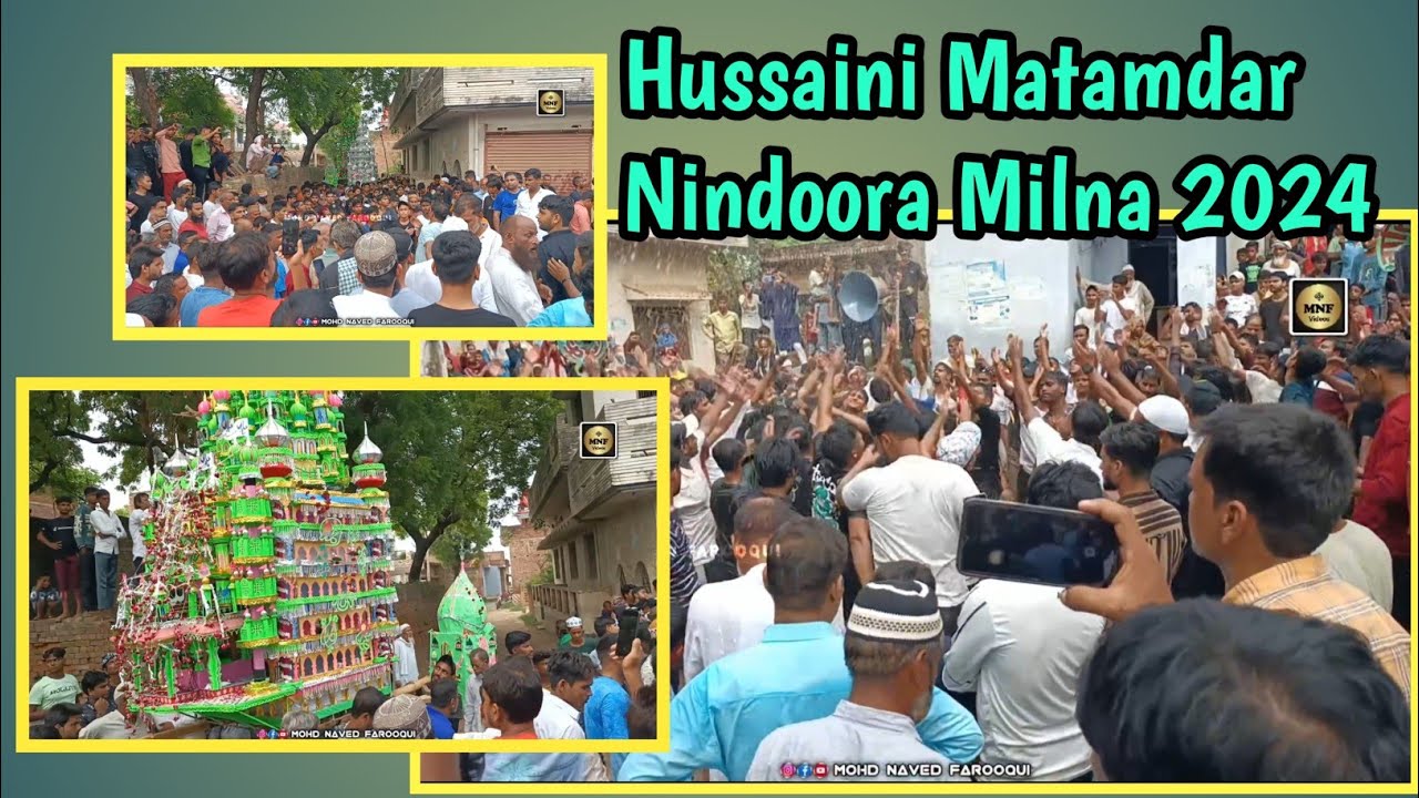 Hussaini Anjuman Nindoora Milna Matam | 10vi Moharram 2024 | Nauha By, Mohd Sameer.