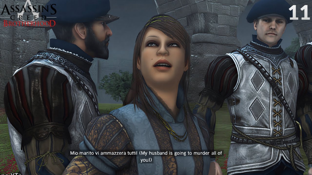 French Kidnap Partner Wife | Assassin Creed Brotherhood Gameplay #11