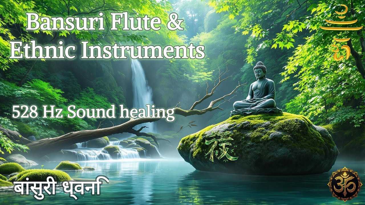 🌿 Бансури и Этнические Инструменты 528 Гц Звуковое Исцеление Live 🕉️Relaxing Journey for Soul & Body