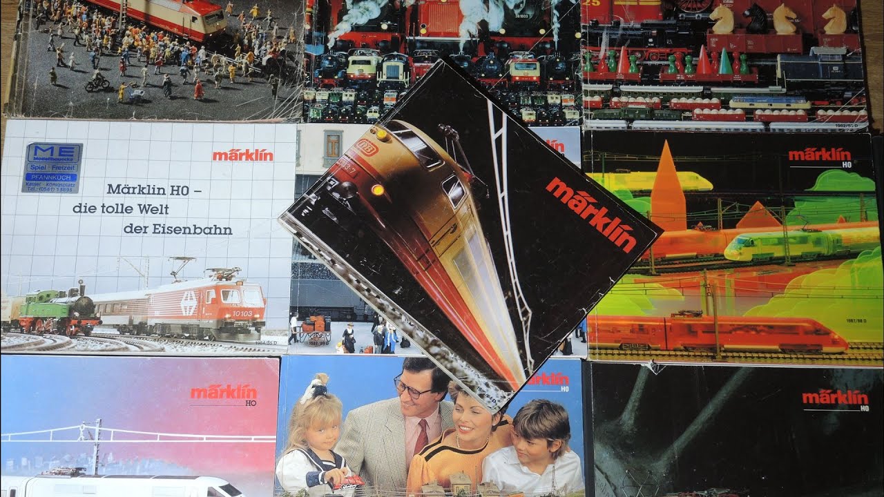 Märklin Kataloge von 1980 bis 1989