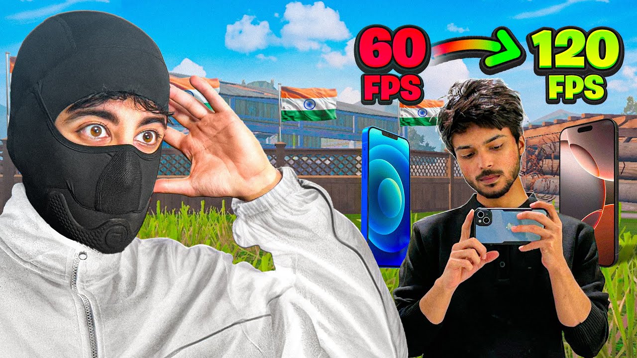 1 на 1 против лучшего игрока Индии с 60 FPS после его обновления до 120 FPS 🇮🇳 | Он купил новый т...