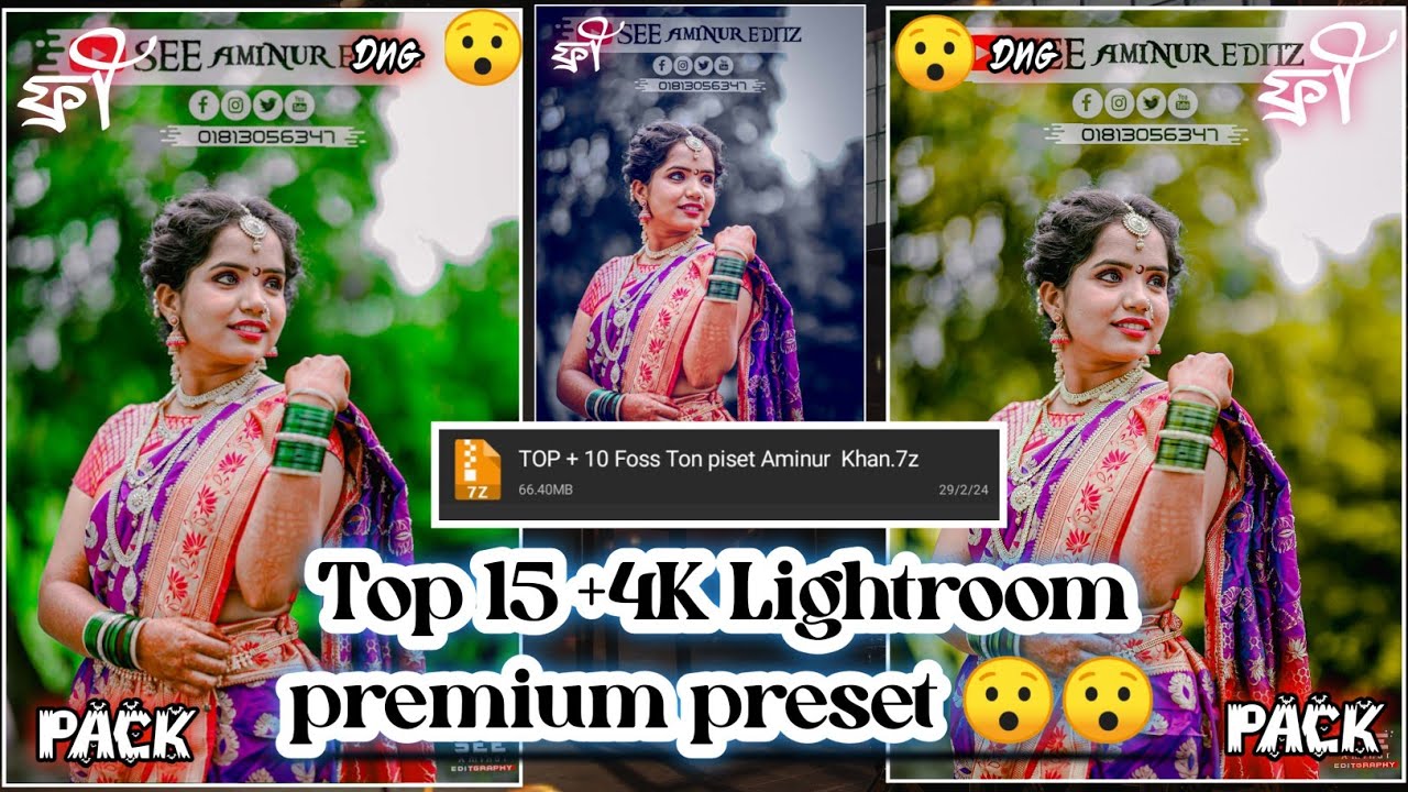 Top 15 +4K Lightroom premium presets 2025😯|Free  Download 😯😯😯