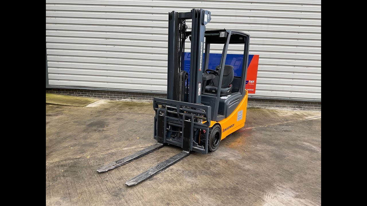 Jungheinrich EFG 220 Electric Powered Three-Wheel 2 Ton Counterbalance Forklift Truck (4613/1)