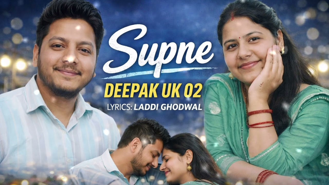 Supne (Official Video) | Deepak Uk02| New Punjabi Song 2026 | Latest Punjabi Romantic Song