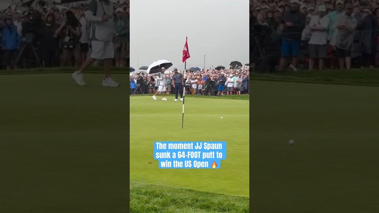 WHAT A PUTT TO WIN THE US OPEN 🤯